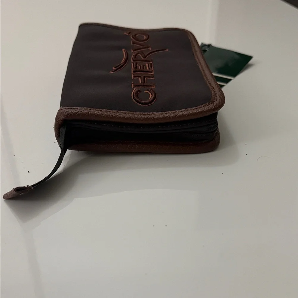 CHERVO Black and Brown Men's Wallet